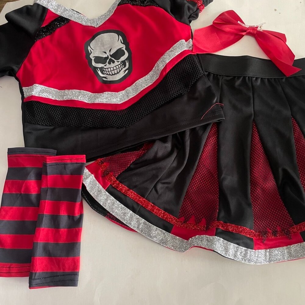 Child Scary Cheerleader Costume Set